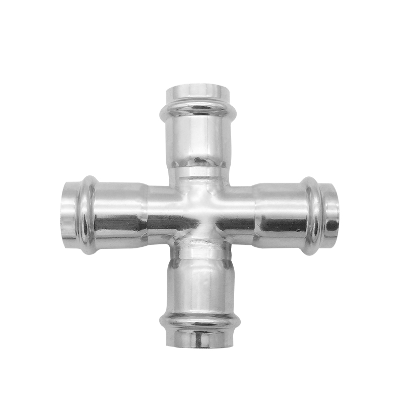 半岛.体育双卡压式等径四通配图