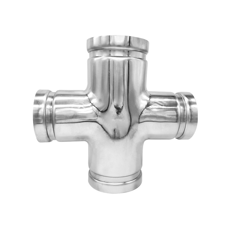 半岛.体育沟槽式异径四通配图