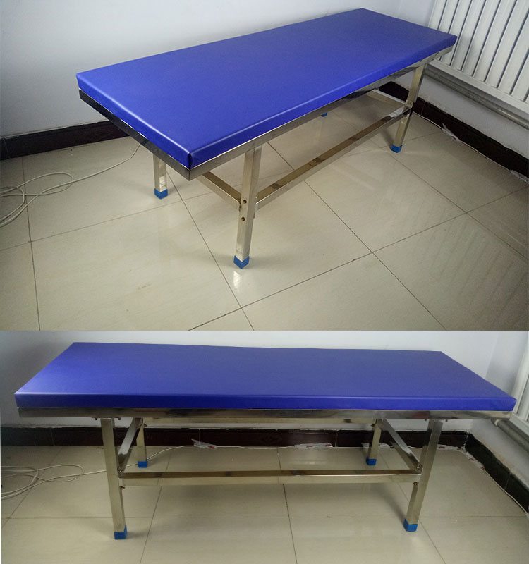 半岛.体育矩形管做门诊床的桌脚