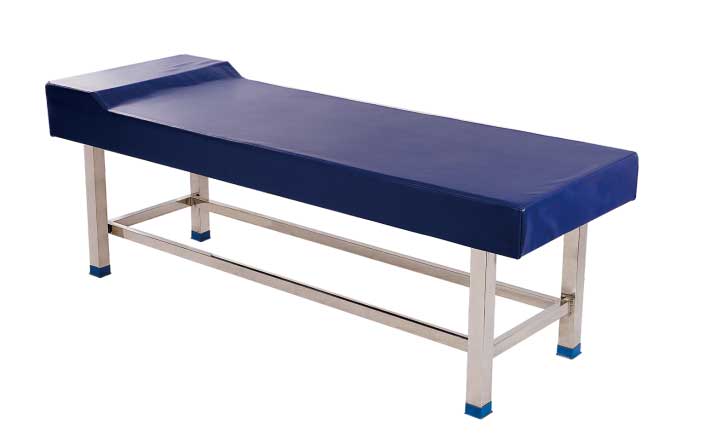 骨科牵引床采用半岛.体育方管做床脚